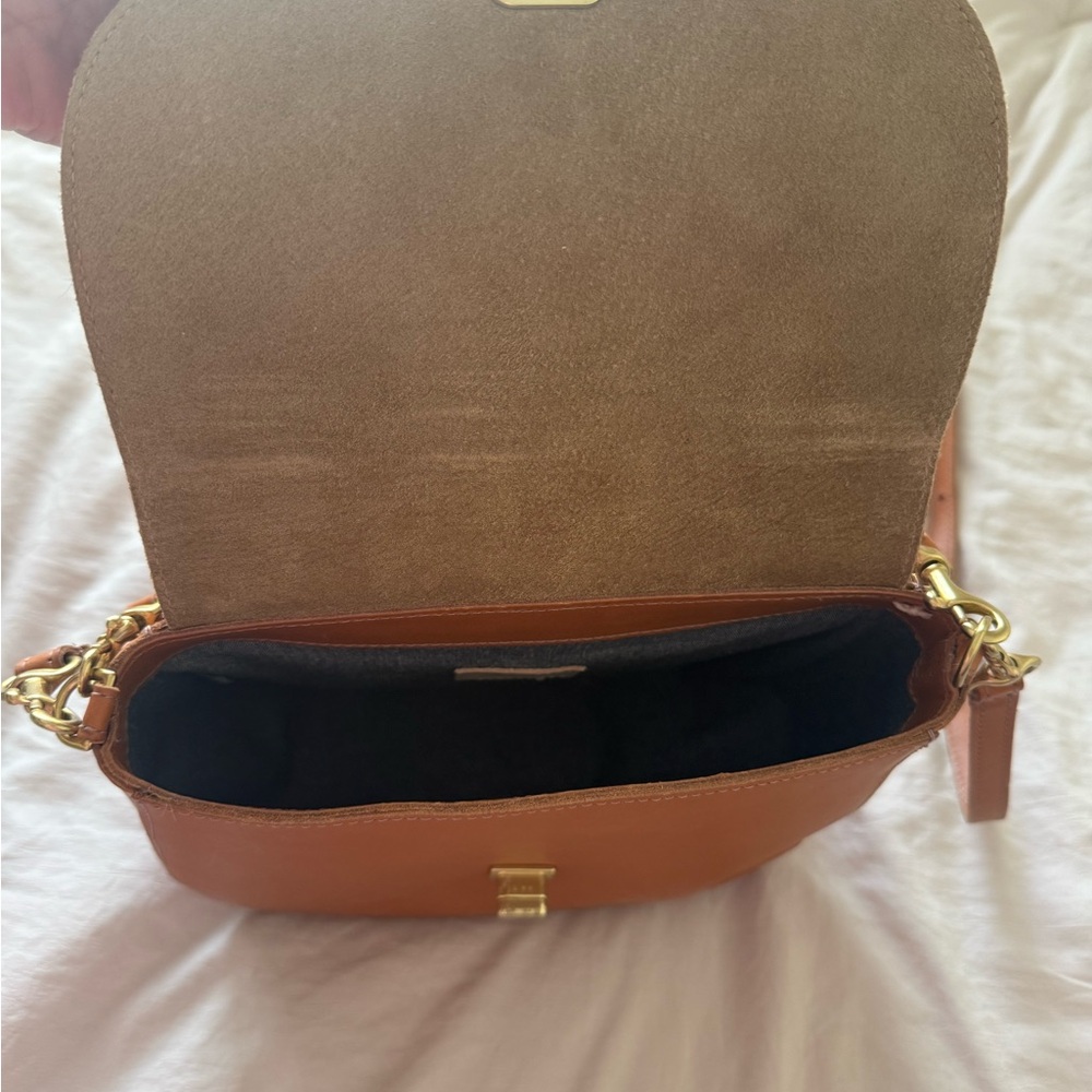 Clare V Louis Turnlock - Tan.  includes short and long strap! - Picture 4 of 7